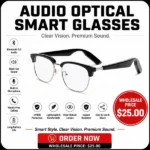 audio optical glasses