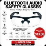 audio safety glasses