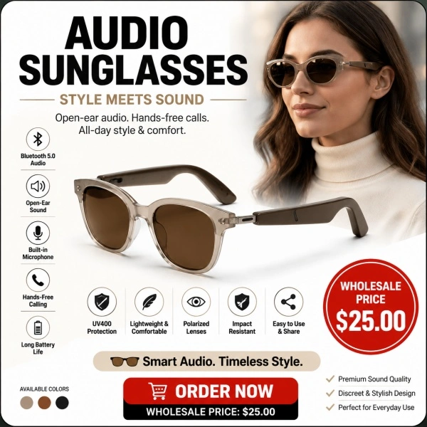 audio sunglasses poster-2