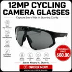 cycling camera glasses poster
